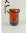 Hoa Bien red ceramic teapot - black brass handle