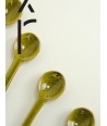 Set de 6 cuillères Hoa Bien en céramique - vert