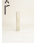 Vase soliflore cylindrique étroit en pierre naturelle