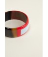 Thin bracelet Sinh Nhat in hoof with two-tone lacquer in size L