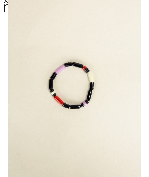 Bracelet élastique Gélule en sabot et laque