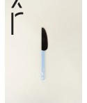 African black horn and blue laquer butter knife