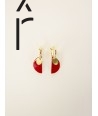 Red Grelot earrings
