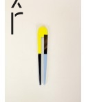Yellow blue Ronce hairpin