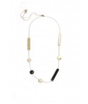 Collier court Laiton pierre