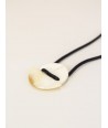 Levant" pendant in blond horn"