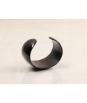 Black horn cuff width 3cm