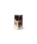 Small tea box in marbled black horn