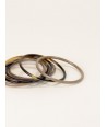 cream coffee Lacquered seven-band Bracelets