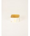 Cubic bracelet in blond horn