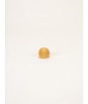 Bague en corne blonde ronde