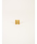 Square ring in blond horn