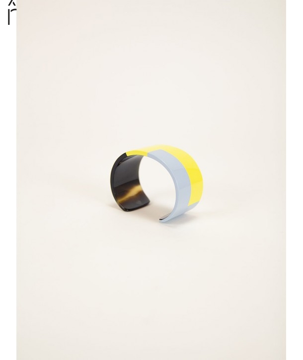 Yellow blue Fendoir bracelet
