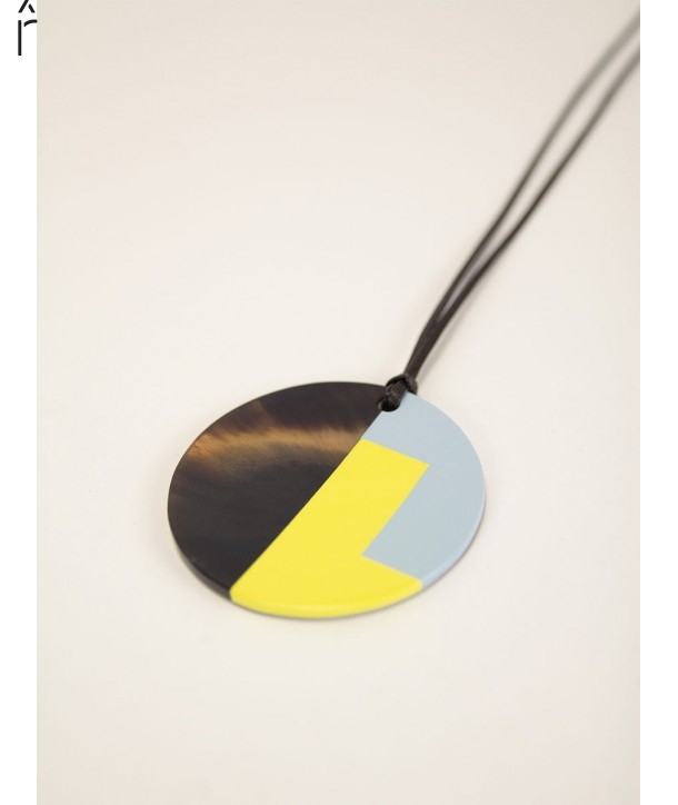 Yellow blue Arceau pendant