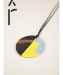 Yellow blue Arceau pendant