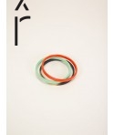 Orange green Sureau bracelets