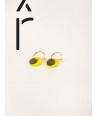 Yellow Ormeau earrings