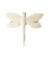 Ivory lacquered dragonfly brooch