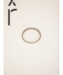 Thin Bandeau bracelet in blond horn and coffee cream laquer