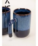 Set de 2 mug Hoa Bien en céramique - bleu