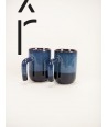 Set of 2 Hoa Bien ceramic mugs - blue