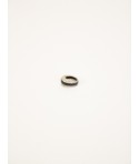 Bague mix corne blonde et noire