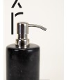Soap dispenser in black marble
