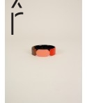 Totem bracelet 20 in black horn and Roux lacquer duo