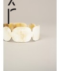 Bracelet 25 Totem en corne blonde naturelle