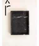 Large tray Antarés in black marble