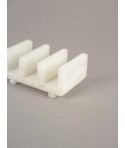 Tacos display B in veined white marble