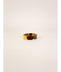 Bracelet 20 Totem en corne blonde et laque Lime