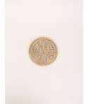 Long-life symbol tablemat in natural stone
