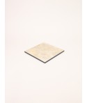 Lacquered edges square tablemat in stone