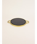 Hoa Binh black marble kobe tray
