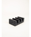 Tacos display in black marble