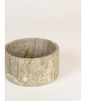 Pot moyen rond large en pierre