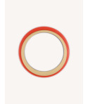 Tu Vi bracelet in horn and lacquer 2 colours, wood and fire