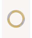 Bracelet Tu Vi en bois laqué Terre Sable et nacre