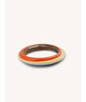 Tu Vi bracelet in horn and lacquer 3 colours, fire, earth and water