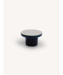 Straight edge hook, gray and midnight blue lacquer, size S