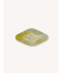 Rhombus diamond hook, green jade marble, L