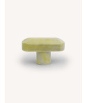 Oval diamond hook, green jade marble, J