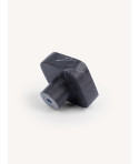 Square diamond hook, black marble Hoa Binh