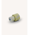 Tube hook, green jade marble, G