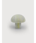 Quarter sphere hook, green jade marble, E