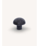 Half sphere hook, black marble Hoa Binh