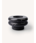 Organic black marble pot
