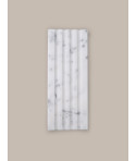 Large Sirius soap dish in white marble