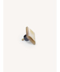 Furniture knob rhombus diamond, blonde horn, L